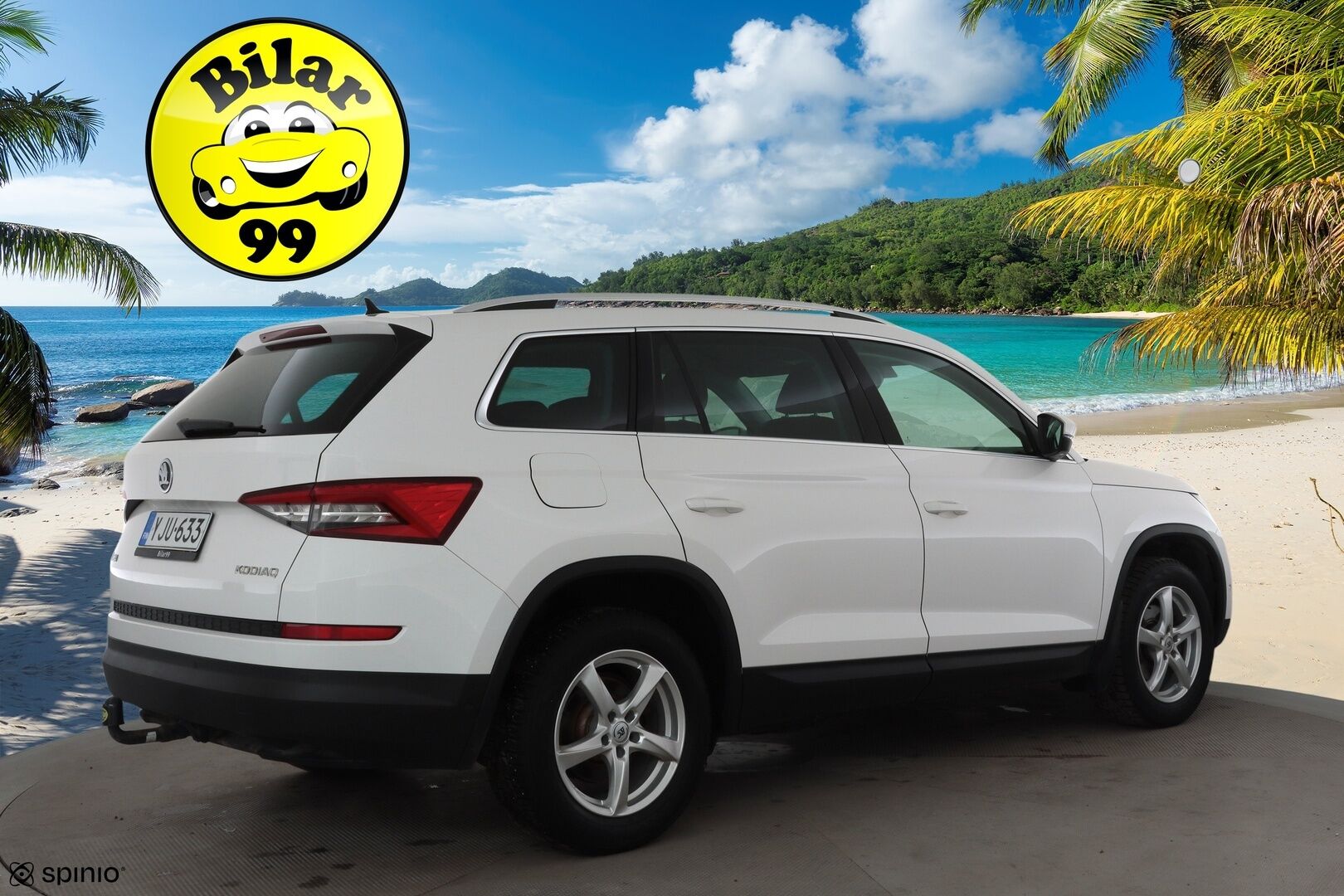 Skoda Kodiaq 2017 2,0 TDI 150 Style DSG * ACC / Canton / P.Tutkat / LED / 7-paikkainen / Nahka-alcantra / Apple&Android * - Suomi-auto / Kahdet renkaat