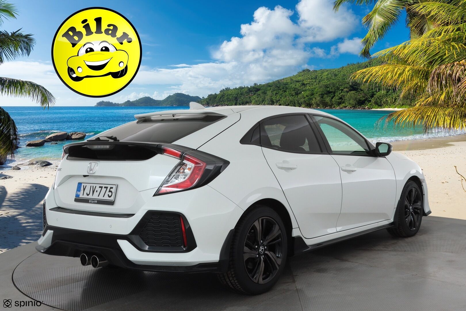 Honda Civic 2018 HB 182 hv Type S AT - ACC | Kaistavahti | Kamera | Lohko | LED | Navi | Apple&Android | 1.Om Suomi-auto | Kahdet Hondan vanteet | Merkkihuollettu | Viimeisin huolto 4 / 26!