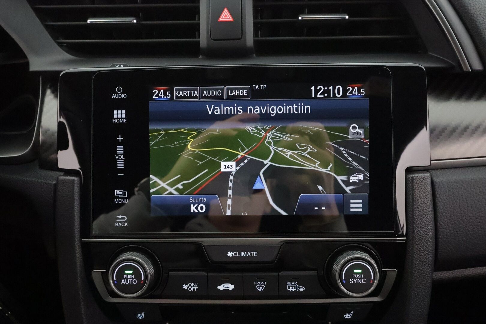 Honda Civic 2018 HB 182 hv Type S AT - ACC | Kaistavahti | Kamera | Lohko | LED | Navi | Apple&Android | 1.Om Suomi-auto | Kahdet Hondan vanteet | Merkkihuollettu | Viimeisin huolto 4 / 26!