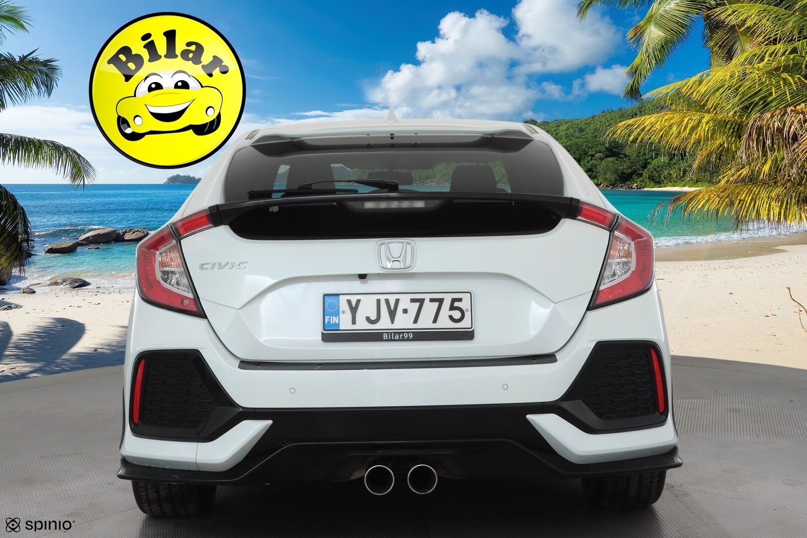 Honda Civic 2018 HB 182 hv Type S AT - ACC | Kaistavahti | Kamera | Lohko | LED | Navi | Apple&Android | 1.Om Suomi-auto | Kahdet Hondan vanteet | Merkkihuollettu | Viimeisin huolto 4 / 26!