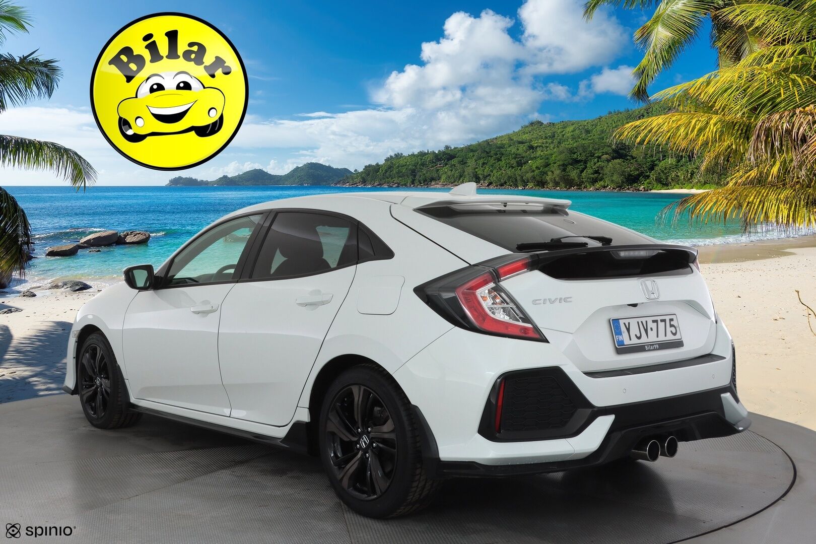 Honda Civic 2018 HB 182 hv Type S AT - ACC | Kaistavahti | Kamera | Lohko | LED | Navi | Apple&Android | 1.Om Suomi-auto | Kahdet Hondan vanteet | Merkkihuollettu | Viimeisin huolto 4 / 26!