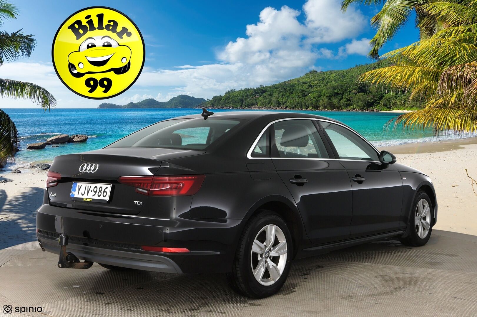 Audi A4 2018 Sedan Business Comfort S line Edition 2,0 TDI 110 kW S tronic / Webasto / Koukku / LED / Comfort paketti / Vakkari - Tarkka huoltohistoria! / Jakopää tehty 09/2024 / 