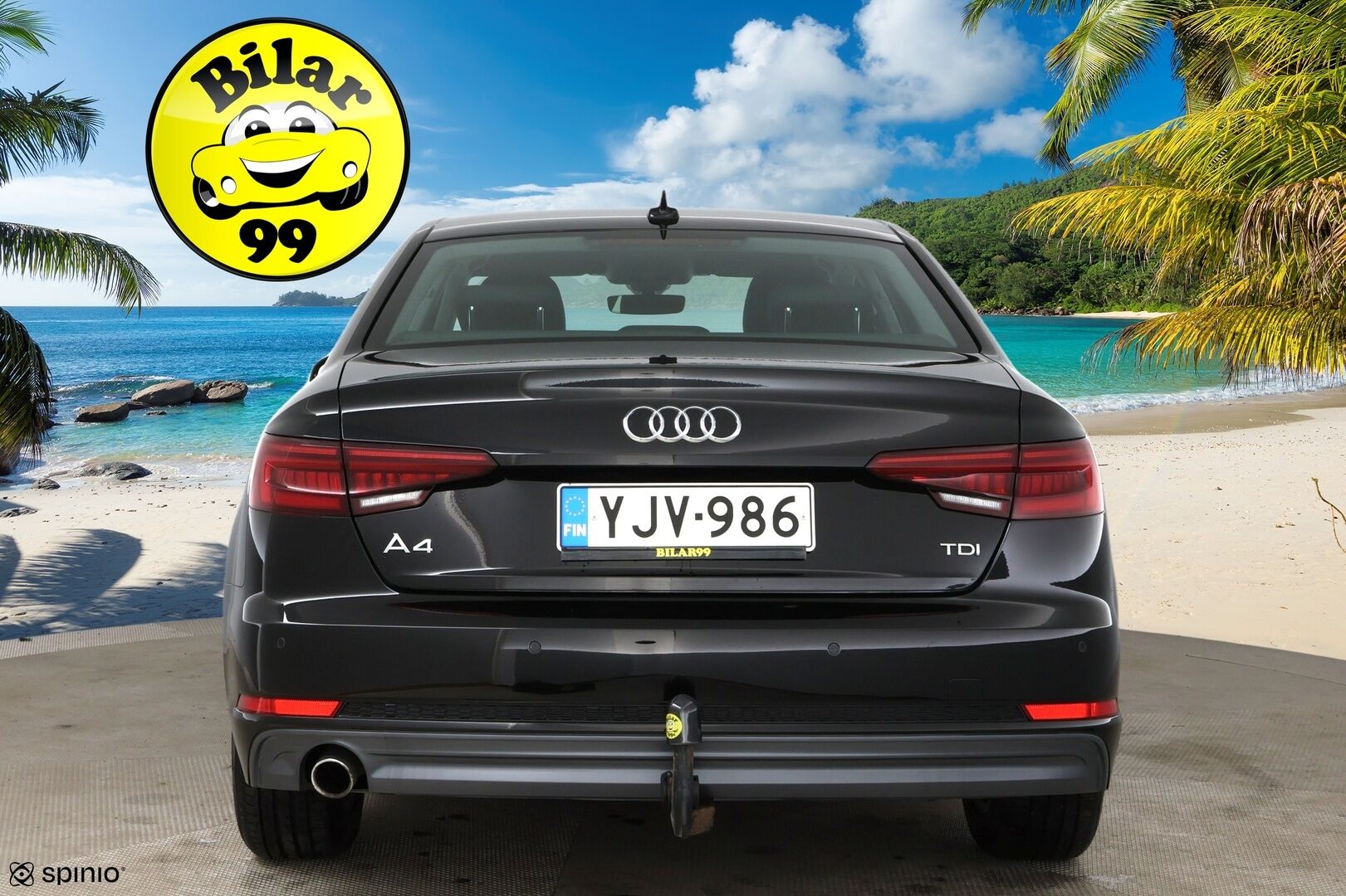 Audi A4 2018 Sedan Business Comfort S line Edition 2,0 TDI 110 kW S tronic / Webasto / Koukku / LED / Comfort paketti / Vakkari - Tarkka huoltohistoria! / Jakopää tehty 09/2024 / 