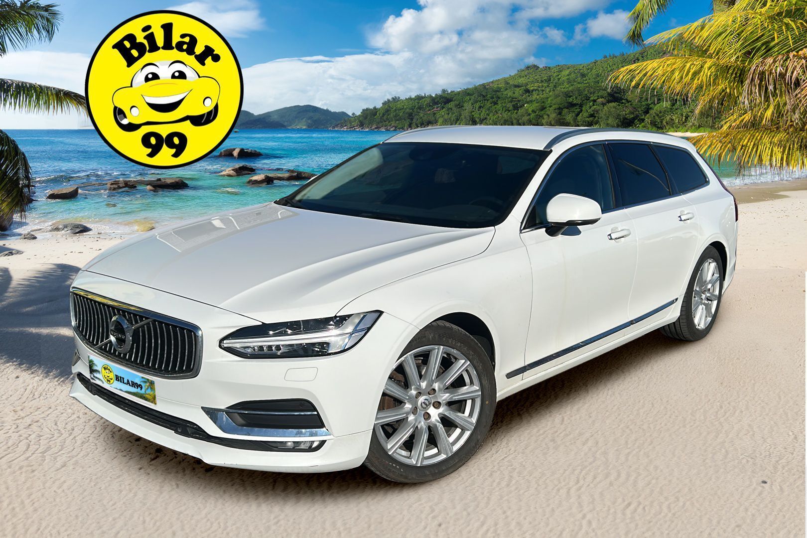 Volvo V90 2018 D4 Business Inscription aut * Webasto / Adapt.Vakkari / Koukku / Nahkasisusta / Full LED / Apple&Android / Ratinlämmitys - Suomiauto / 2x Hyvät renkaat aluvantein / Juuri tullut Tampereelle!
