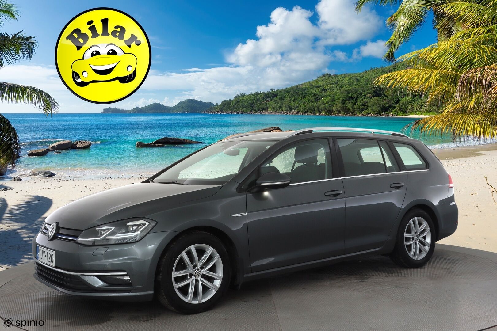 Volkswagen Golf 2018 Variant Highline 1,5 TSI EVO 96 kW (130 hv) BLUEMOTION DSG-automaatti - | ACC | Webasto | LED | Digimittaristo | P.kamera ja tutkat | Navi | App-Connect | Keyless | Front Assist | 2x renkaat aluin | Suomiauto | 