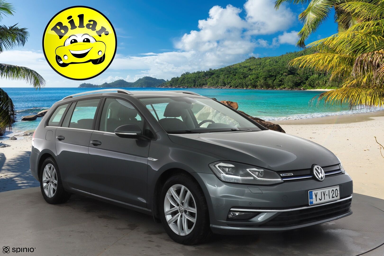 Volkswagen Golf 2018 Variant Highline 1,5 TSI EVO 96 kW (130 hv) BLUEMOTION DSG-automaatti - | ACC | Webasto | LED | Digimittaristo | P.kamera ja tutkat | Navi | App-Connect | Keyless | Front Assist | 2x renkaat aluin | Suomiauto | 