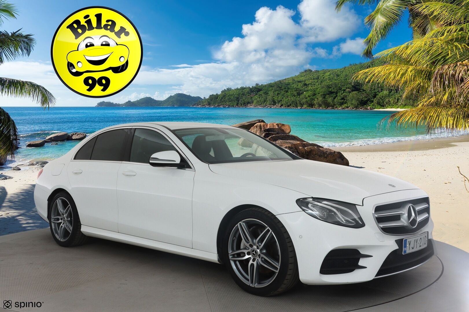 Mercedes-Benz E 2018 220 d 4Matic A Premium Business AMG * Peruutuskamera / Lohko & Sisäpistoke / LED High Performance / Sporttipenkit / Navi / Vakkari - Suomi-auto / Kahdet Renkaat