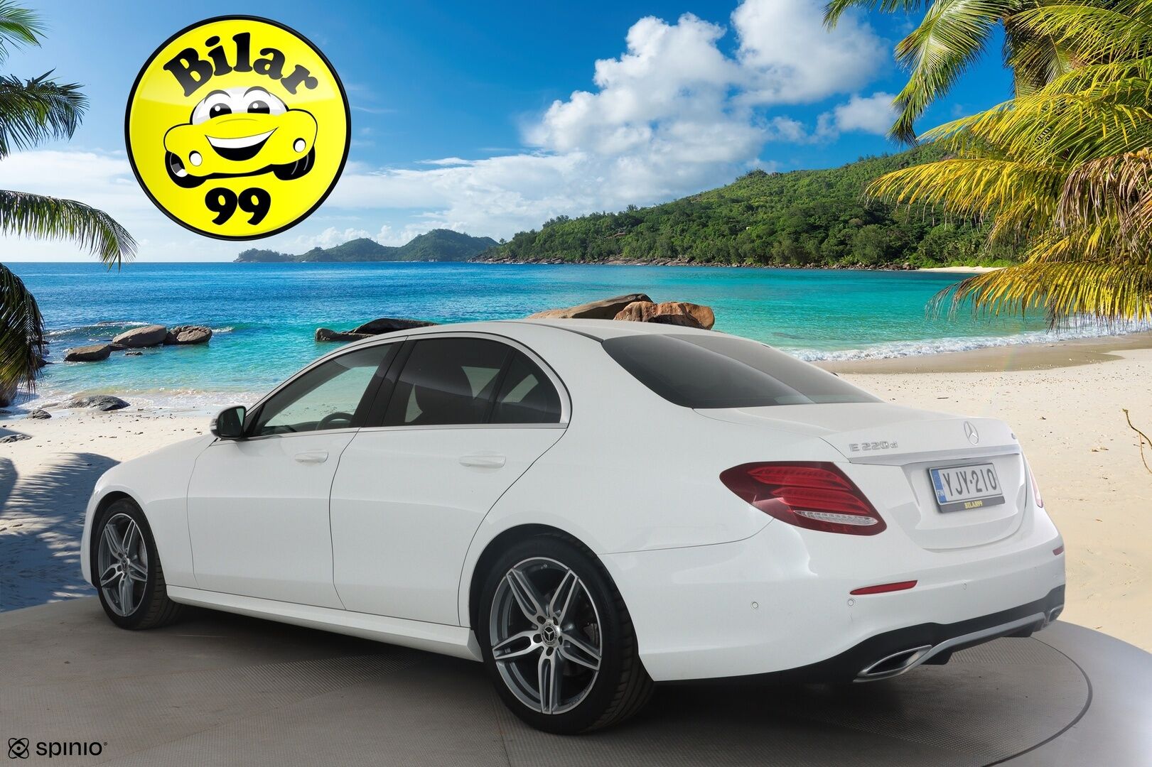 Mercedes-Benz E 2018 220 d 4Matic A Premium Business AMG * Peruutuskamera / Lohko & Sisäpistoke / LED High Performance / Sporttipenkit / Navi / Vakkari - Suomi-auto / Kahdet Renkaat