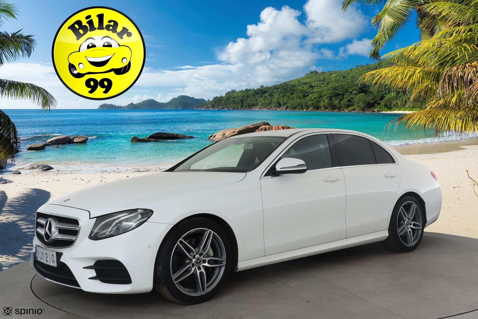 Mercedes-Benz E 2018 220 d 4Matic A Premium Business AMG * Peruutuskamera / Lohko & Sisäpistoke / LED High Performance / Sporttipenkit / Navi / Vakkari - Suomi-auto / Kahdet Renkaat