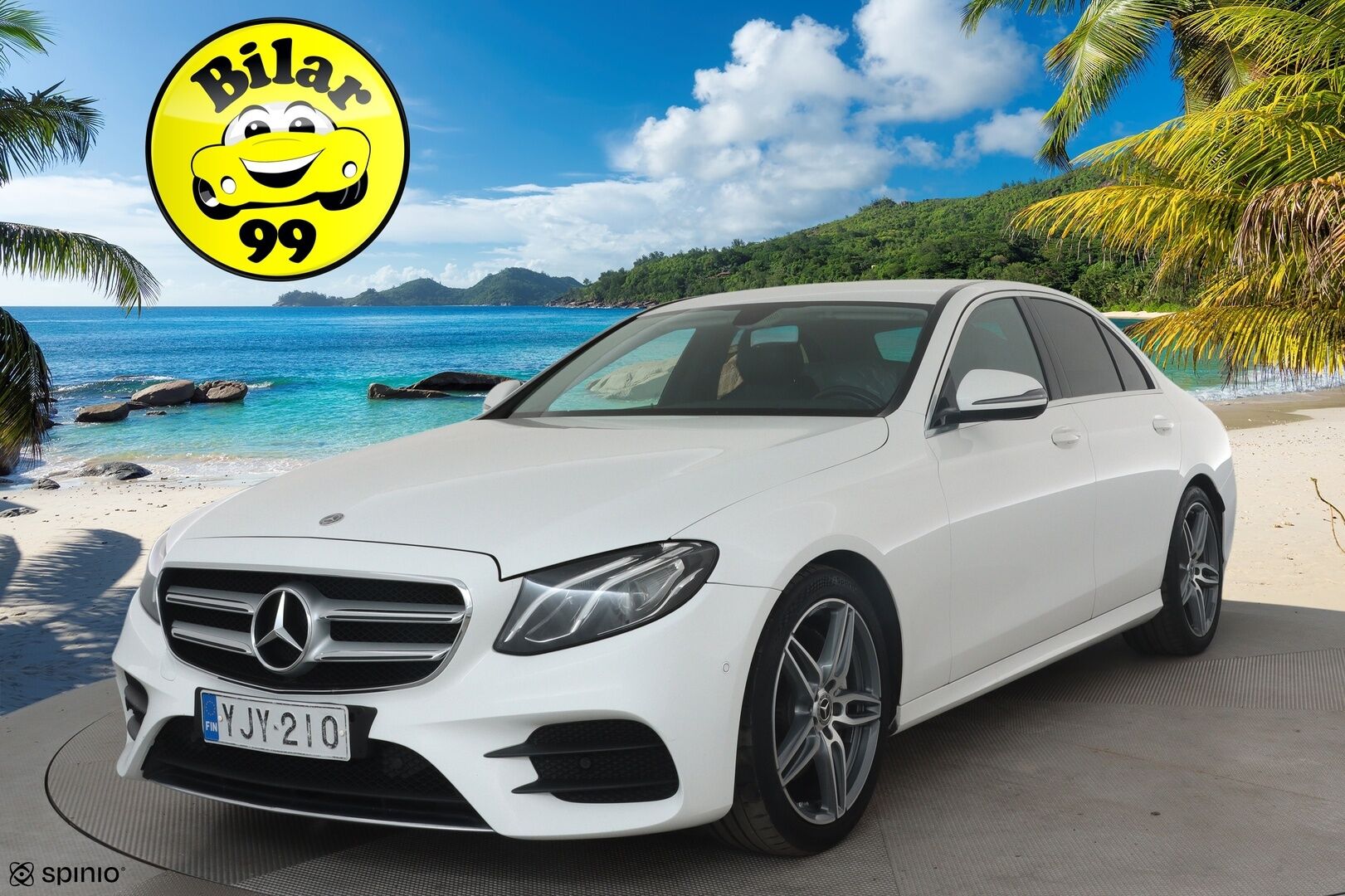 Mercedes-Benz E 2018 220 d 4Matic A Premium Business AMG * Peruutuskamera / Lohko & Sisäpistoke / LED High Performance / Sporttipenkit / Navi / Vakkari - Suomi-auto / Kahdet Renkaat