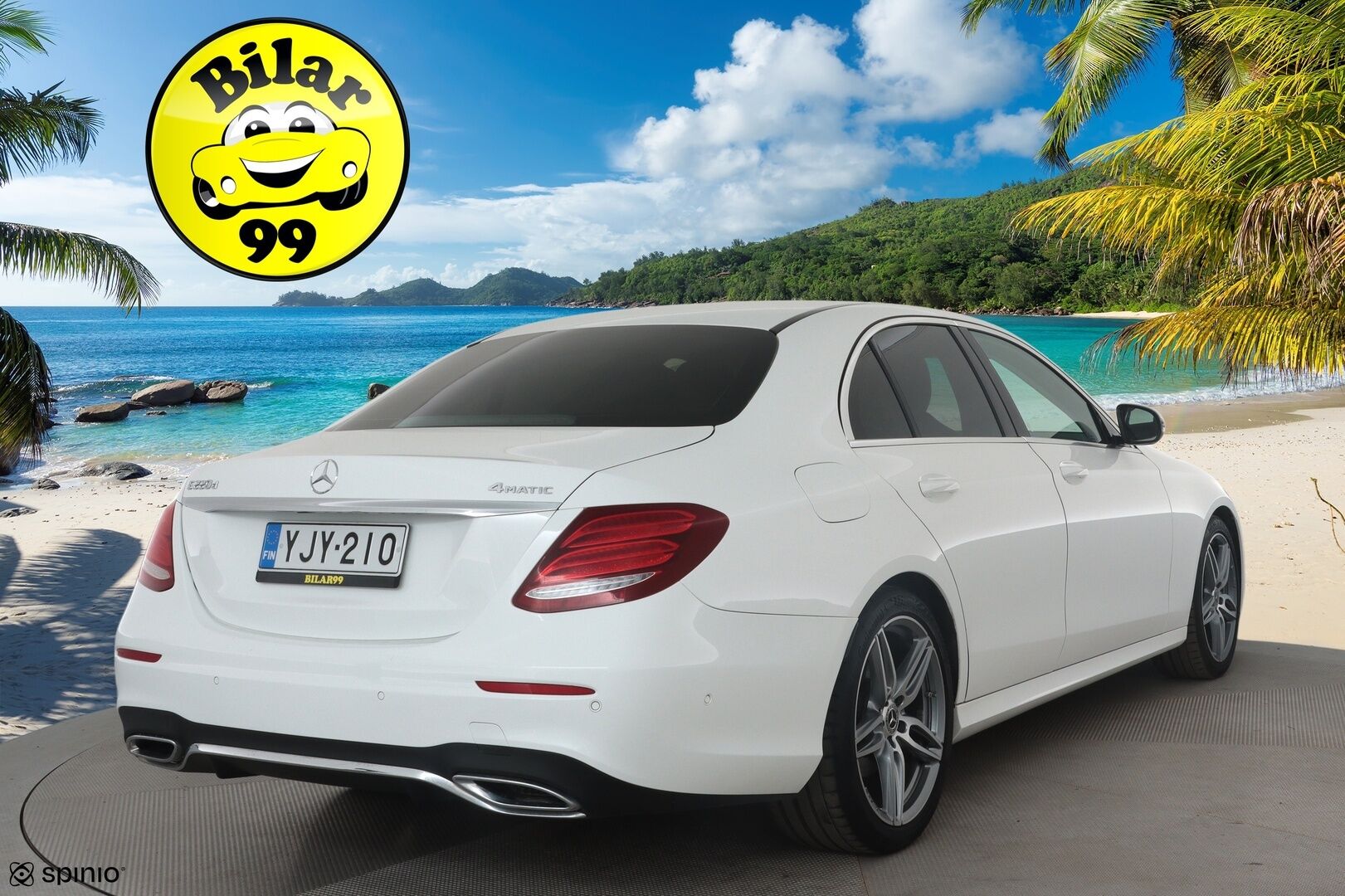Mercedes-Benz E 2018 220 d 4Matic A Premium Business AMG * Peruutuskamera / Lohko & Sisäpistoke / LED High Performance / Sporttipenkit / Navi / Vakkari - Suomi-auto / Kahdet Renkaat