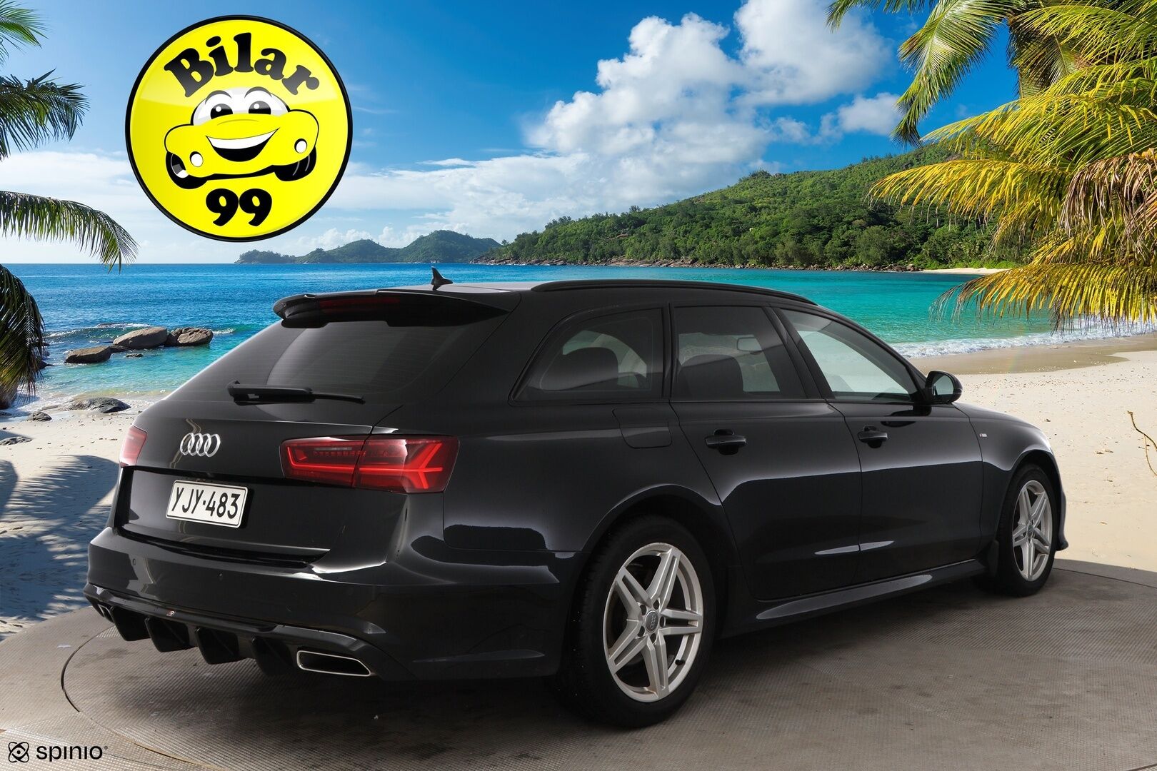 Audi A6 2018 Avant S line Business Sport 2,0 TDI 110 kW ultra S tronic - Suomiauto / Webasto / Premium Sound / Peruutuskamera / Nahka-Alcantara Sporttipenkit / LED / Supervarusteet!