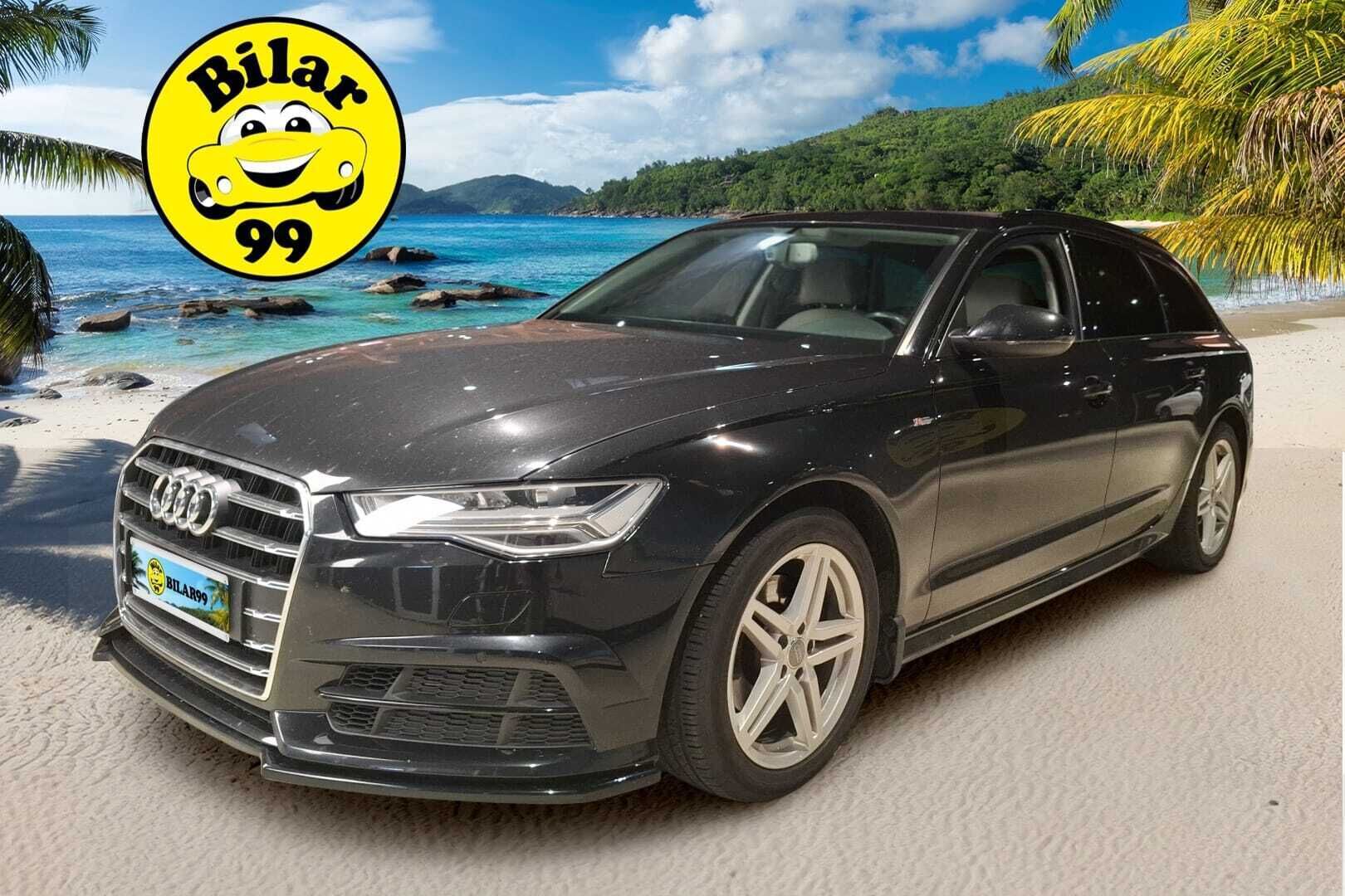 Audi A6 2018 Avant S line Business Sport 2,0 TDI 110 kW ultra S tronic - Suomiauto / Webasto / Premium Sound / Peruutuskamera / Nahka-Alcantara Sporttipenkit / LED / Supervarusteet!
