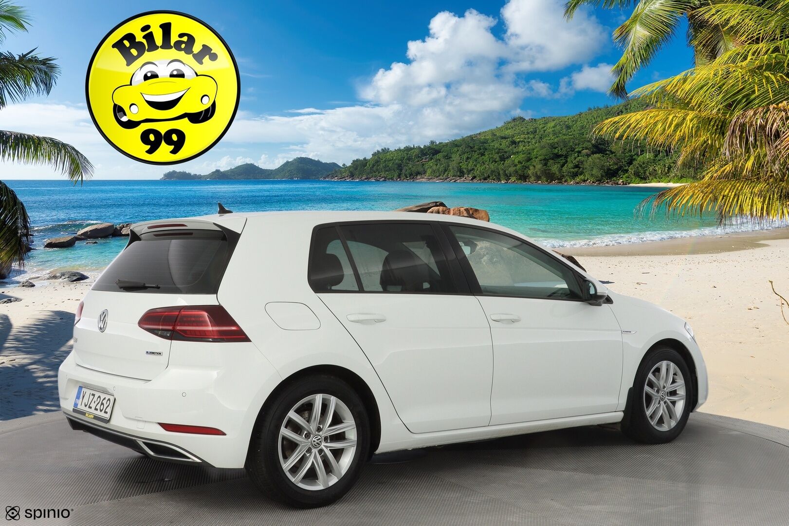 Volkswagen Golf 2018 Highline 1,5 TSI EVO 96 kW (130 hv) BLUEMOTION DSG-automaatti * ACC / Webasto / Keyless / App-Connect / P.Kamera * - Suomi-auto / Kahdet renkaat alumiinivantein / Facelift / Juuri huollettu