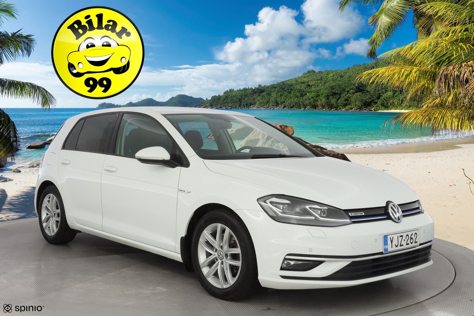 Volkswagen Golf 2018 Highline 1,5 TSI EVO 96 kW (130 hv) BLUEMOTION DSG-automaatti * ACC / Webasto / Keyless / App-Connect / P.Kamera * - Suomi-auto / Kahdet renkaat alumiinivantein / Facelift / Juuri huollettu