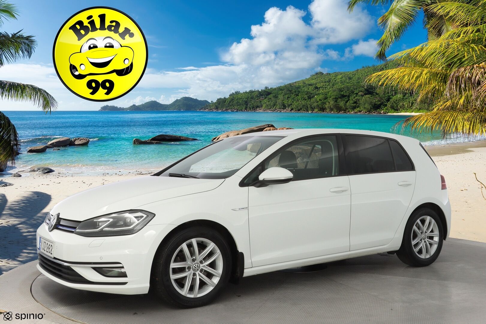 Volkswagen Golf 2018 Highline 1,5 TSI EVO 96 kW (130 hv) BLUEMOTION DSG-automaatti * ACC / Webasto / Keyless / App-Connect / P.Kamera * - Suomi-auto / Kahdet renkaat alumiinivantein / Facelift / Juuri huollettu