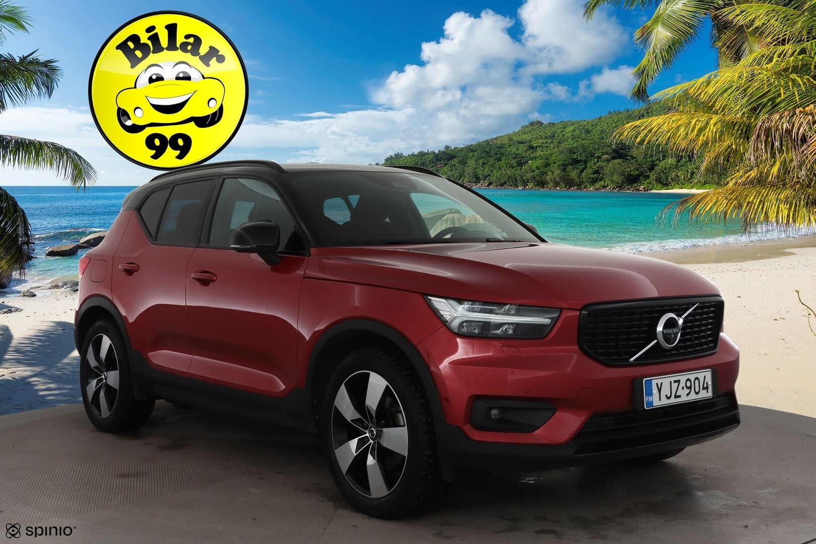 Volvo XC40 2018 D4 AWD R-Design Launch Edition aut * Panorama / H&K / ACC / Full-LED / 360 / Sportpenkki Muistilla / Navi / Keyless * - Webasto / Koukku / Suomi-auto / Kahdet renkaat / Merkkihuollot