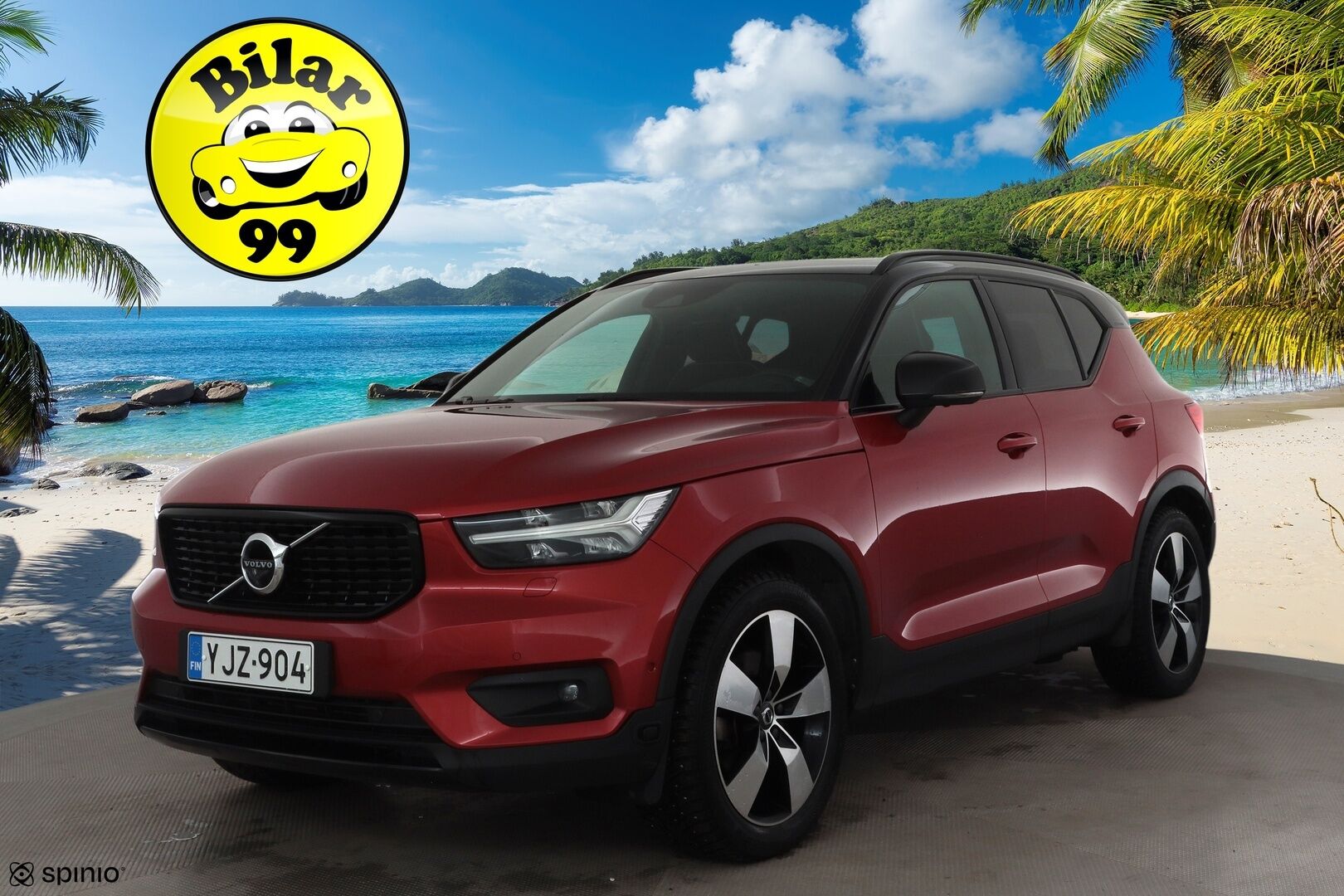 Volvo XC40 2018 D4 AWD R-Design Launch Edition aut * Panorama / H&K / ACC / Full-LED / 360 / Sportpenkki Muistilla / Navi / Keyless * - Webasto / Koukku / Suomi-auto / Kahdet renkaat / Merkkihuollot