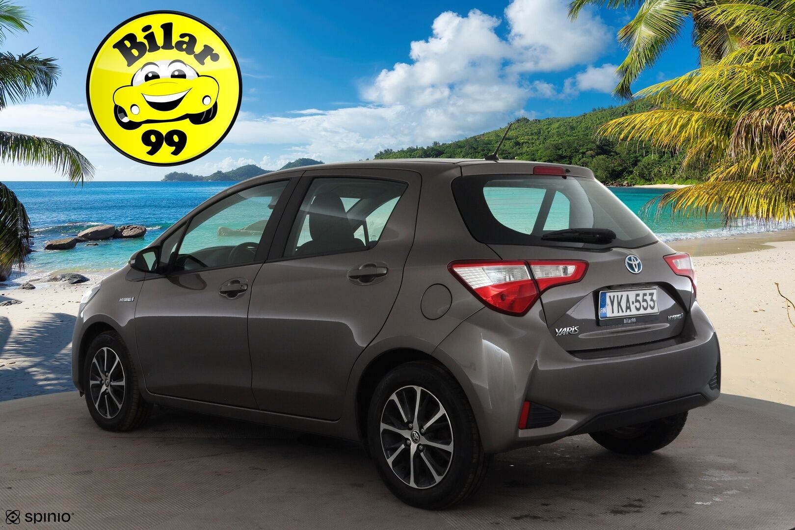 Toyota Yaris 2018 1,5 Hybrid Active 5ov * 1.Om Suomi-auto / Vakkari / P.kamera / Navi / Lohkolämmitin * - Kahdet renkaat aluvanteilla / Merkkihuollettu - HULLU BLACKWEEK KORKOTARJOUS 2,49%