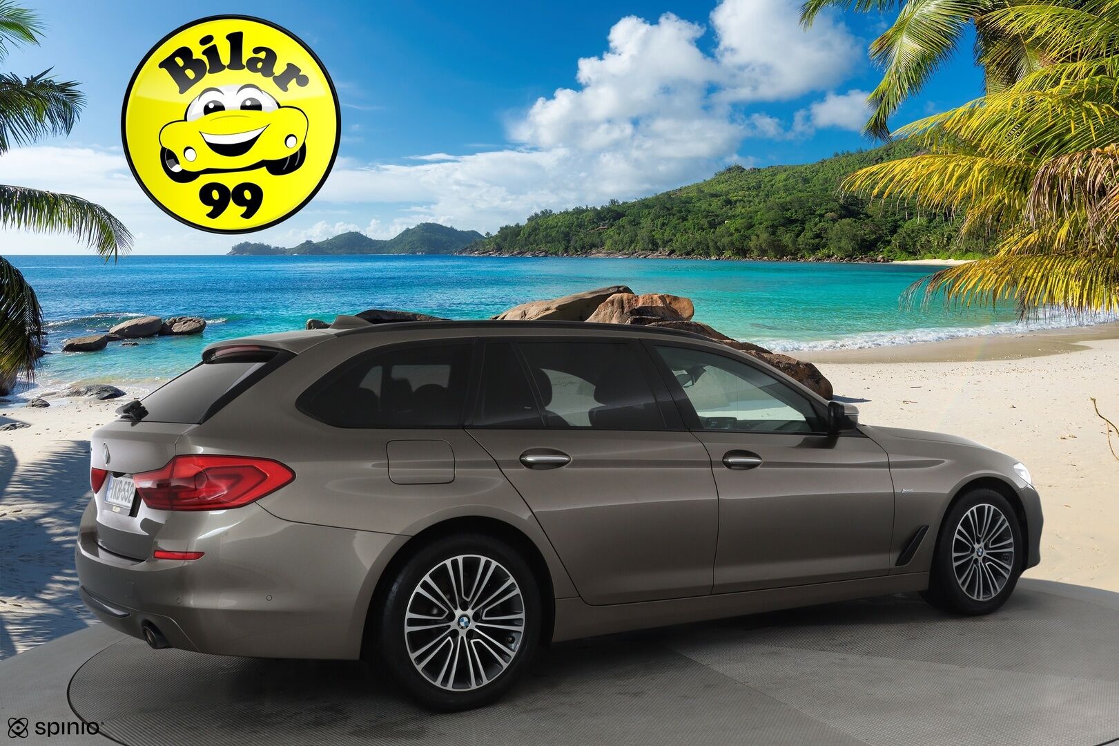 BMW 520 2018 G31 Touring 520d A xDrive Business Sport **Webasto / Vakkari / P.kamera / Digimittaristo / Puolinahat / LED / Navi** - Suomi-auto / Kahdet renkaat aluvanteilla