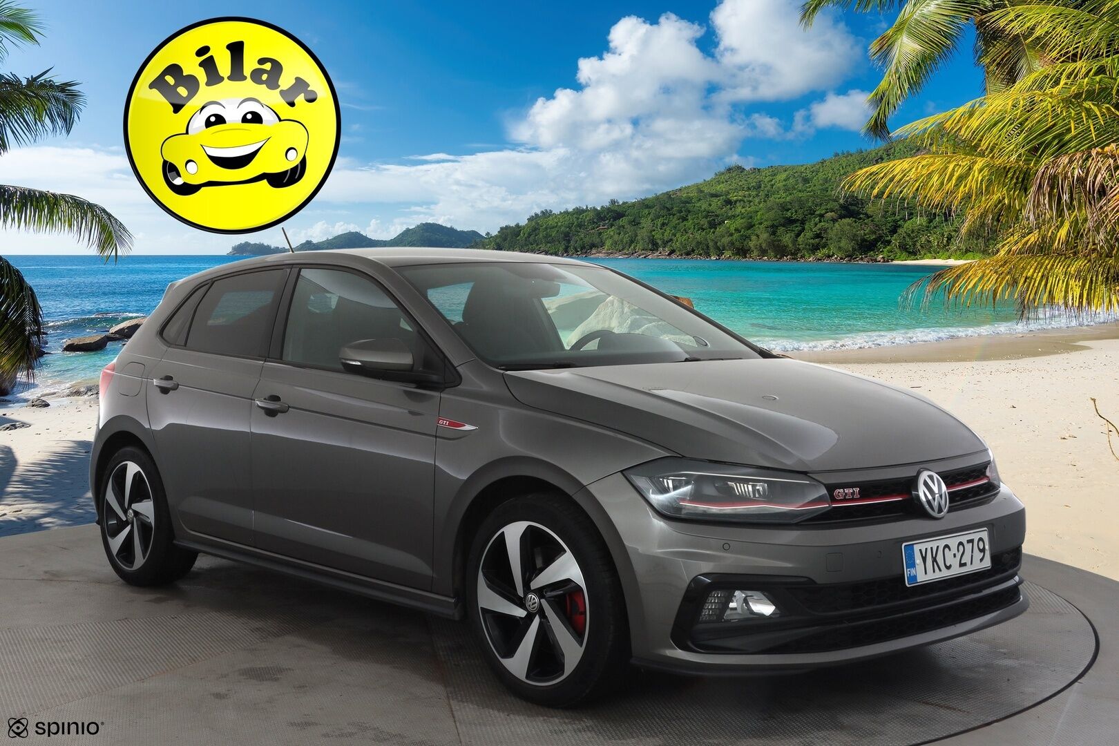 Volkswagen Polo 2018 GTI 2,0 TSI 147 kW (200 hv) DSG-automaatti - | Merkkihuollot | Beats Audio | ACC | LED | Digimittaristo | App Connect | P.tutkat | Front Assist | Lohko+sisälämmitin | 2x renkaat aluin | Suomiauto | 