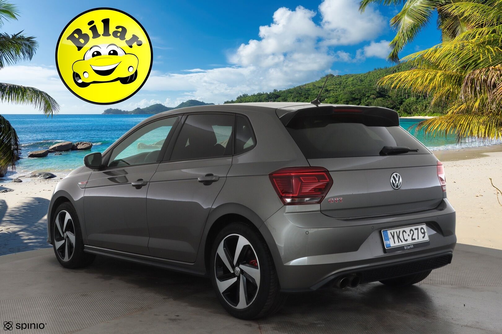 Volkswagen Polo 2018 GTI 2,0 TSI 147 kW (200 hv) DSG-automaatti - | Merkkihuollot | Beats Audio | ACC | LED | Digimittaristo | App Connect | P.tutkat | Front Assist | Lohko+sisälämmitin | 2x renkaat aluin | Suomiauto | 