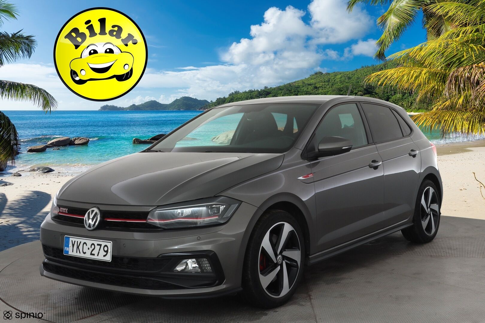 Volkswagen Polo 2018 GTI 2,0 TSI 147 kW (200 hv) DSG-automaatti - | Merkkihuollot | Beats Audio | ACC | LED | Digimittaristo | App Connect | P.tutkat | Front Assist | Lohko+sisälämmitin | 2x renkaat aluin | Suomiauto | 