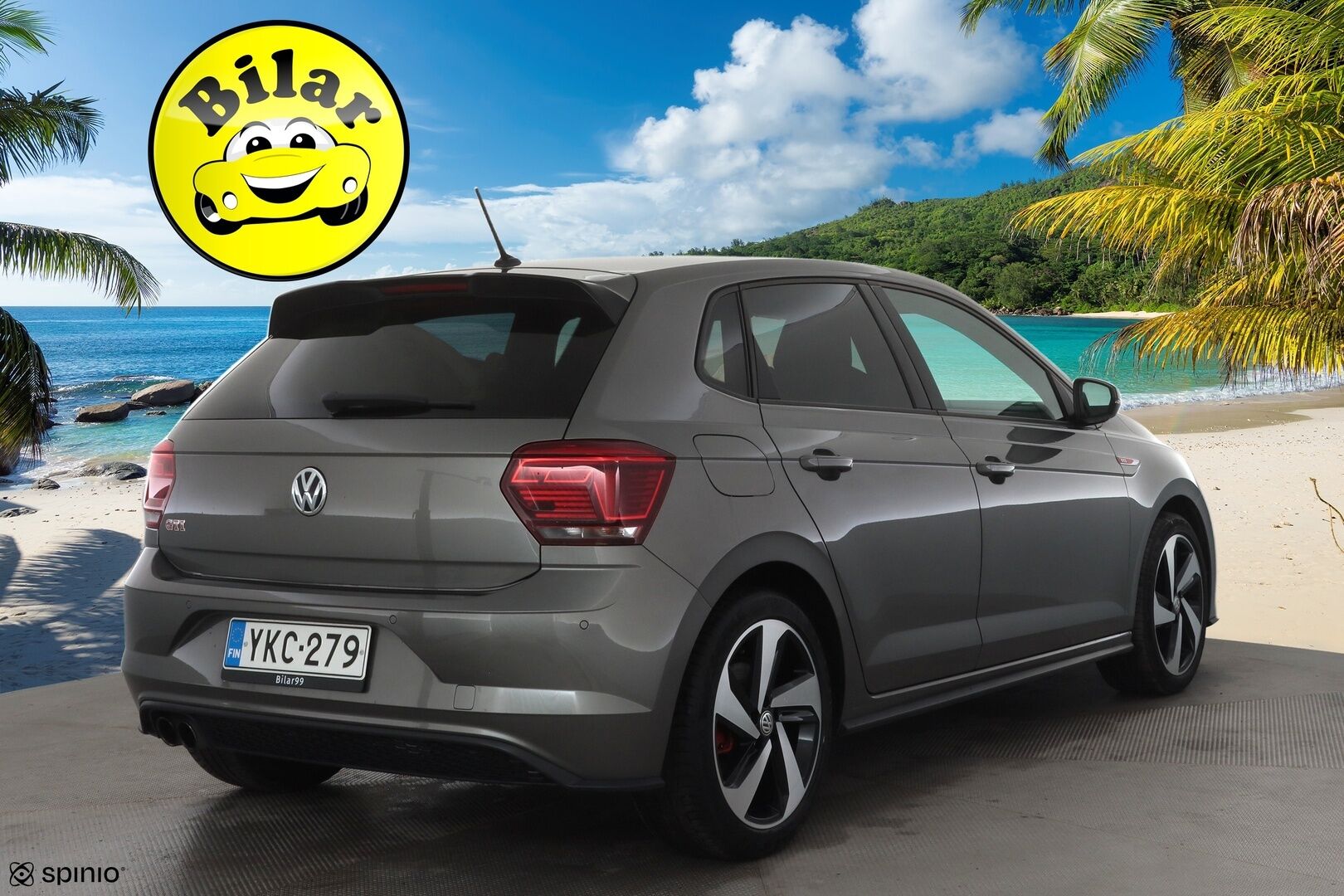 Volkswagen Polo 2018 GTI 2,0 TSI 147 kW (200 hv) DSG-automaatti - | Merkkihuollot | Beats Audio | ACC | LED | Digimittaristo | App Connect | P.tutkat | Front Assist | Lohko+sisälämmitin | 2x renkaat aluin | Suomiauto | 
