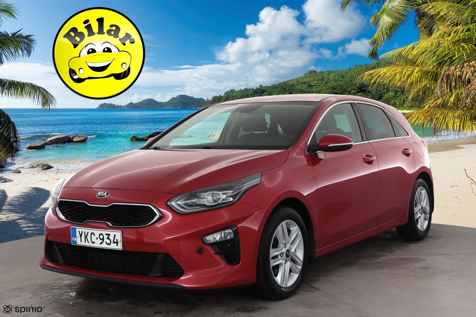 Kia Ceed 2019 1,4 T-GDI ISG 140hv EX 5D DCT A/T EcoDynamics - | LED | Puolinahat | Navi | P.kamera | Lämm. ratti | Lämm. takapenkit | Apple & Android | Lane Assist | Langaton laturi | 2x renkaat aluin | 