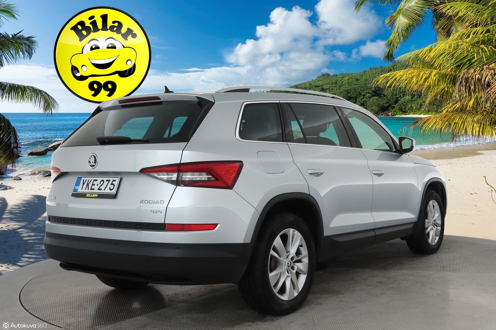 Skoda Kodiaq 2018 2,0 TSI 4x4 Style DSG 7-paik **Webasto / Canton / Adapt. vakkari / Muistipenkit / Koukku / Keyless / Apple&Android** - 3,99 % KORKOTARJOUS TÄHÄN AUTOON - 1-om. Suomi-auto / Merkkihuollettu