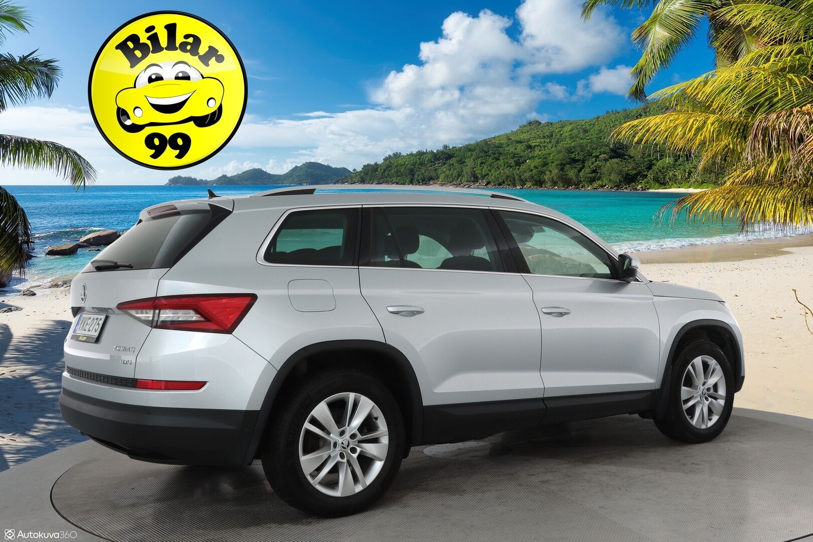Skoda Kodiaq 2018 2,0 TSI 4x4 Style DSG 7-paik **Webasto / Canton / Adapt. vakkari / Muistipenkit / Koukku / Keyless / Apple&Android** - 3,99 % KORKOTARJOUS TÄHÄN AUTOON - 1-om. Suomi-auto / Merkkihuollettu