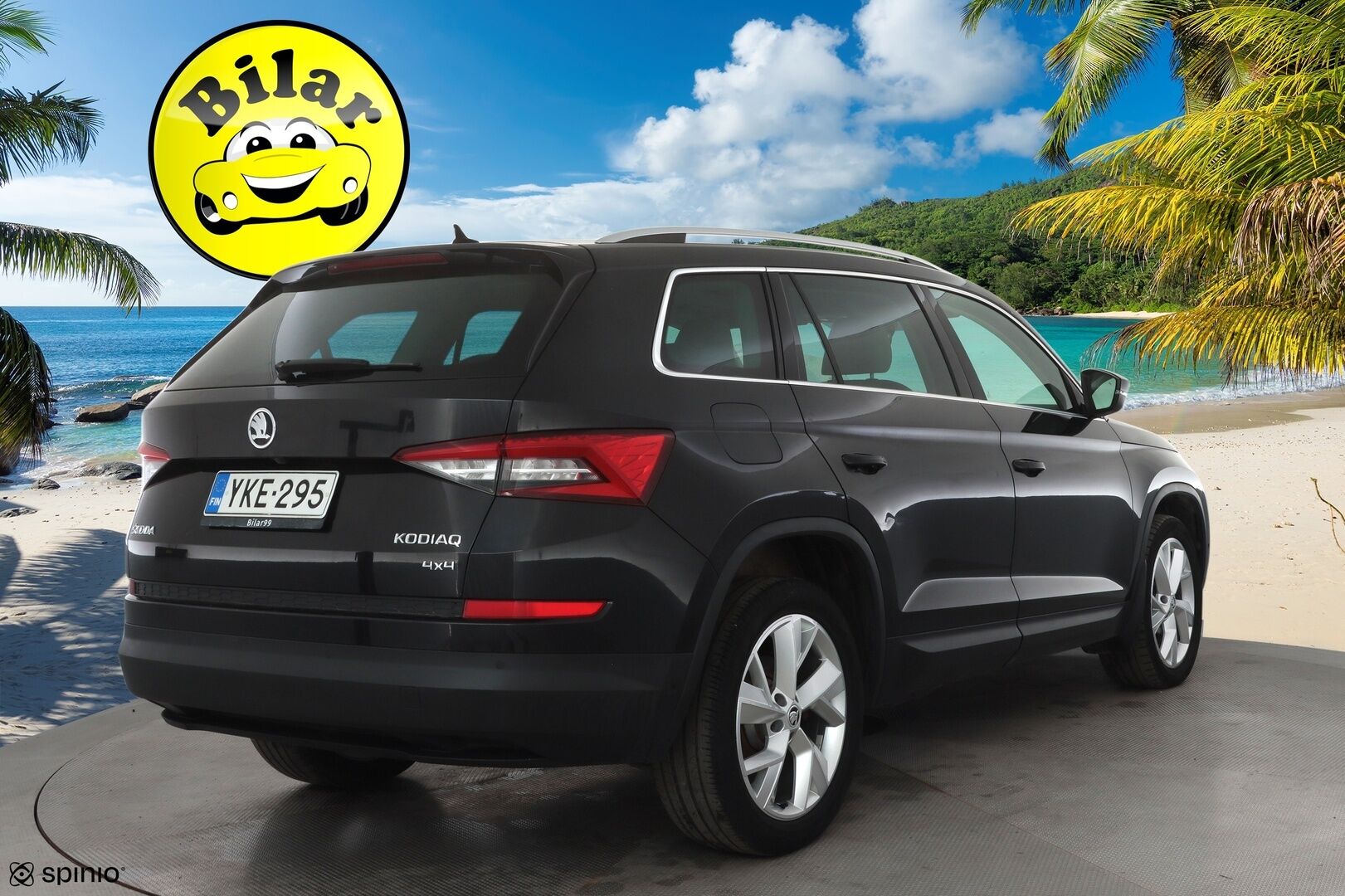 Skoda Kodiaq 2018 2,0 TSI 4x4 Exclusive DSG Autom. - | Webasto | Canton | Panorama | ACC | LED | 360 | Ilmastoidut Muistipenkit | Navi | Kaistavahti | Katveavustin | Keyless | Merkkihuollot | Kahdet renkaat | Suomi-auto |