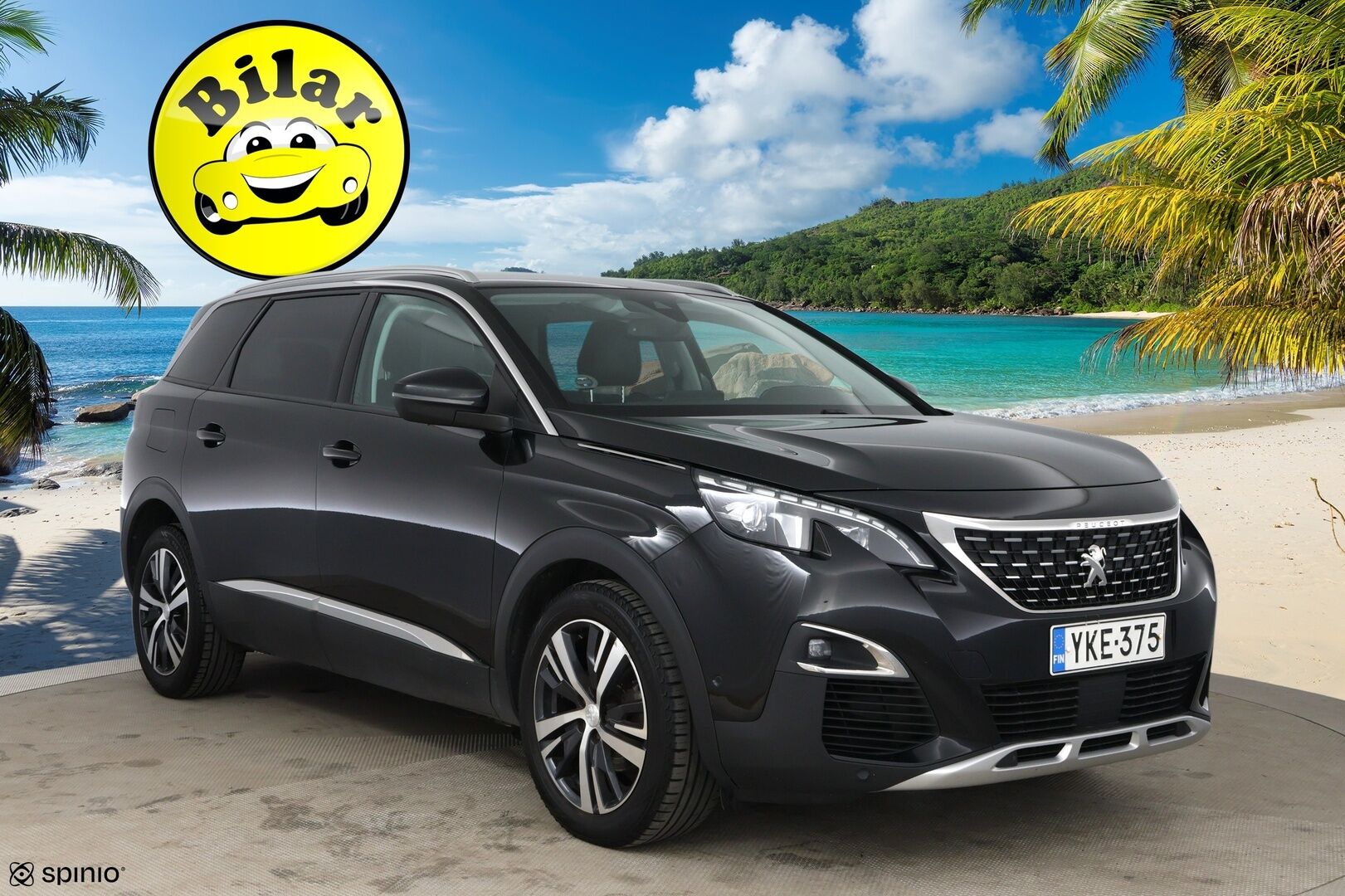 Peugeot 5008 2018 Allure PureTech 130 Aut - Full LED | Digimittaristo | BLIS | Nahkasisusta | S. Kontti | Kaistavahti | Lämm. Tuulilasi | 2x Renkaat