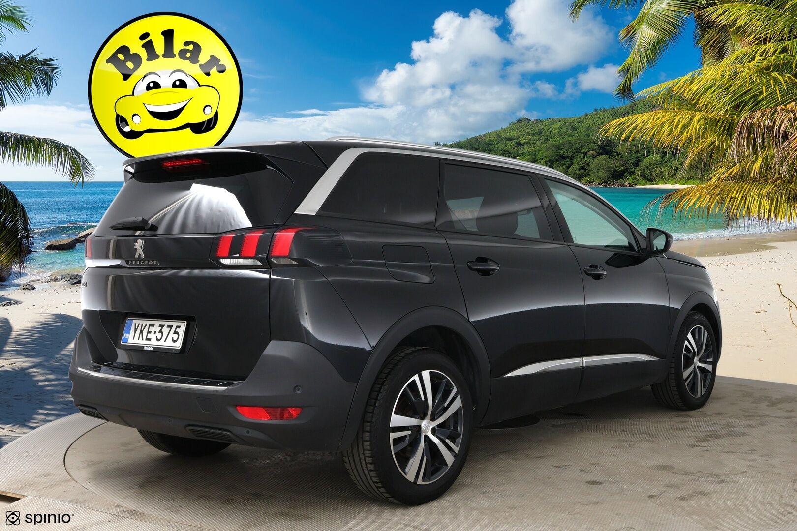 Peugeot 5008 2018 Allure PureTech 130 Aut - Full LED | Digimittaristo | BLIS | Nahkasisusta | S. Kontti | Kaistavahti | Lämm. Tuulilasi | 2x Renkaat