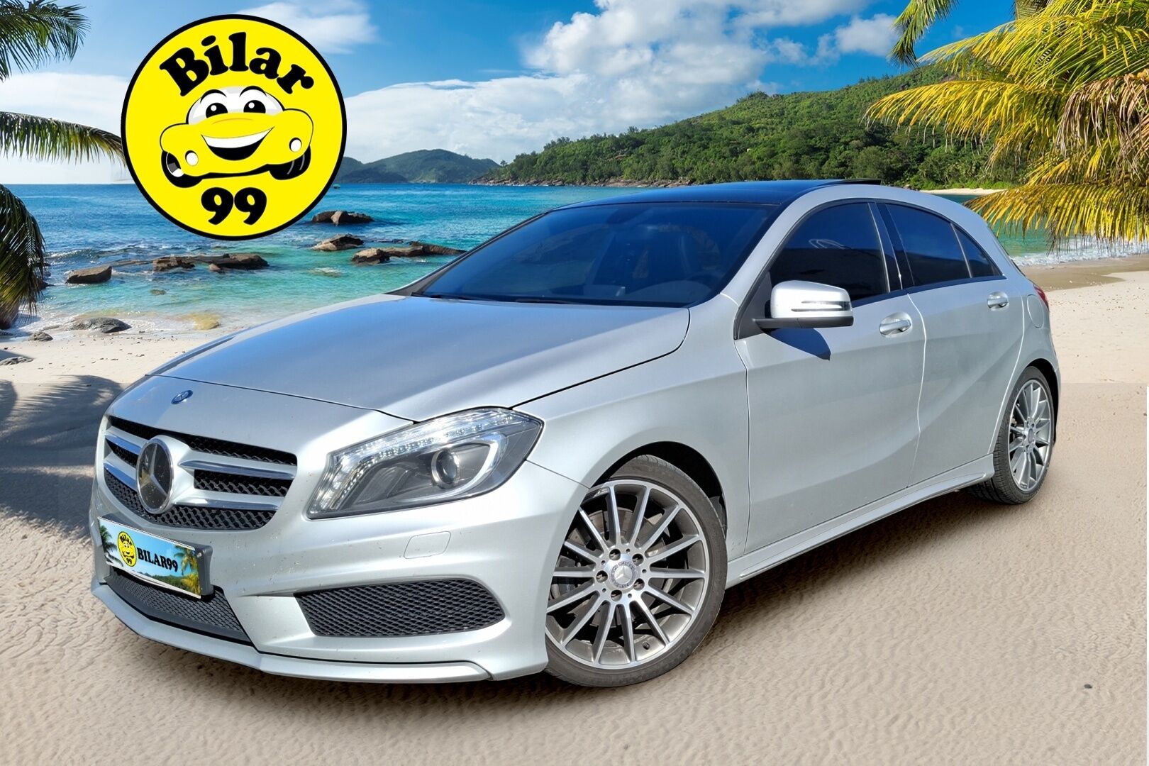 Mercedes-Benz A 2014 220 CDI 4Matic A Premium Business AMG / Webasto / Vakkari / Panorama / P. kamera / Nahka-Alcantara / - Kattavasti varusteltu / Todella siisti / 2x renkaat & vanteet