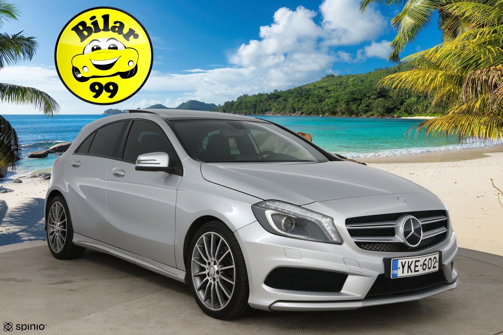 Mercedes-Benz A 2014 220 CDI 4Matic A Premium Business AMG / Webasto / Vakkari / Panorama / P. kamera / Nahka-Alcantara / - Kattavasti varusteltu / Todella siisti / 2x renkaat & vanteet