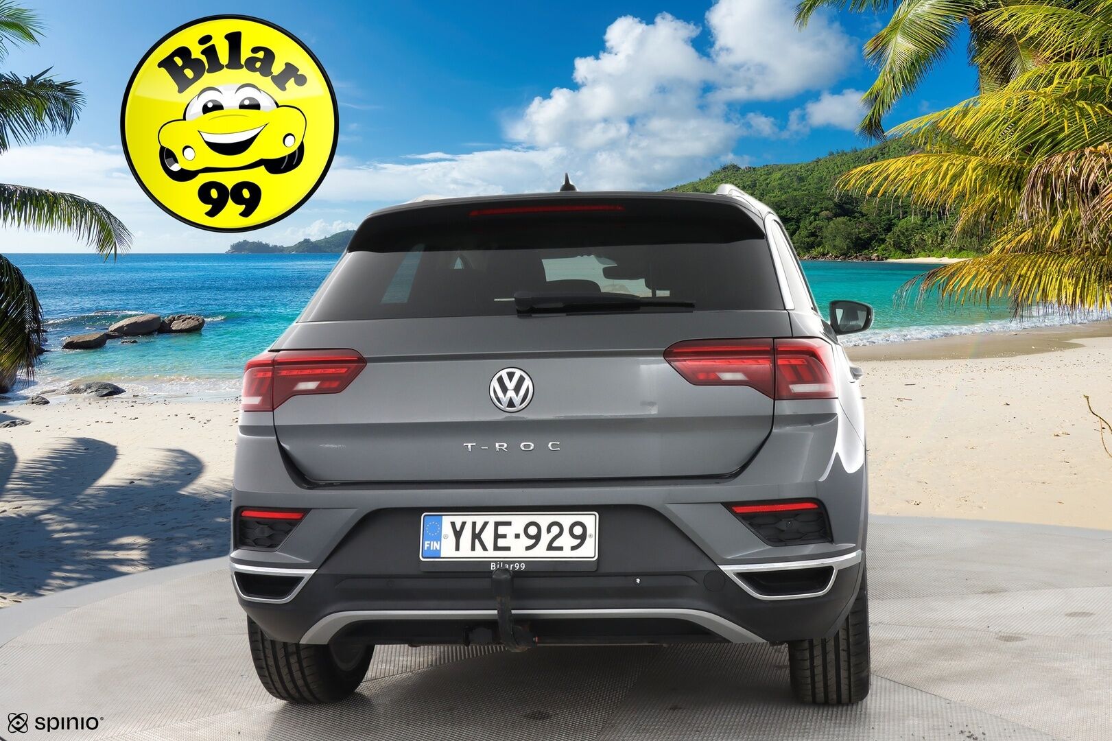 Volkswagen T-Roc 2018 Sport 1,5 TSI EVO 110 kW (150 hv) DSG-automaatti / Webasto / ACC / P-kamera / Bluetooth - Suomi-auto / Uudet kesärenkaat / Hyvä kuntoiset nastat / 2x aluvanteet - HULLUT AVAJAISHULINAT KORKOTARJOUS 3,29 %