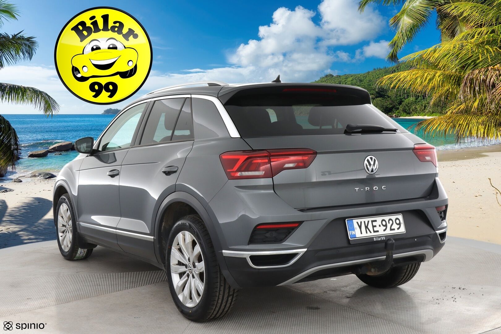 Volkswagen T-Roc 2018 Sport 1,5 TSI EVO 110 kW (150 hv) DSG-automaatti / Webasto / ACC / P-kamera / Bluetooth - Suomi-auto / Uudet kesärenkaat / Hyvä kuntoiset nastat / 2x aluvanteet - HULLUT AVAJAISHULINAT KORKOTARJOUS 3,29 %