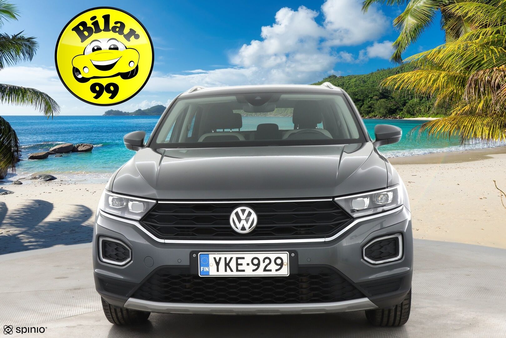 Volkswagen T-Roc 2018 Sport 1,5 TSI EVO 110 kW (150 hv) DSG-automaatti / Webasto / ACC / P-kamera / Bluetooth - Suomi-auto / Uudet kesärenkaat / Hyvä kuntoiset nastat / 2x aluvanteet - HULLUT AVAJAISHULINAT KORKOTARJOUS 3,29 %