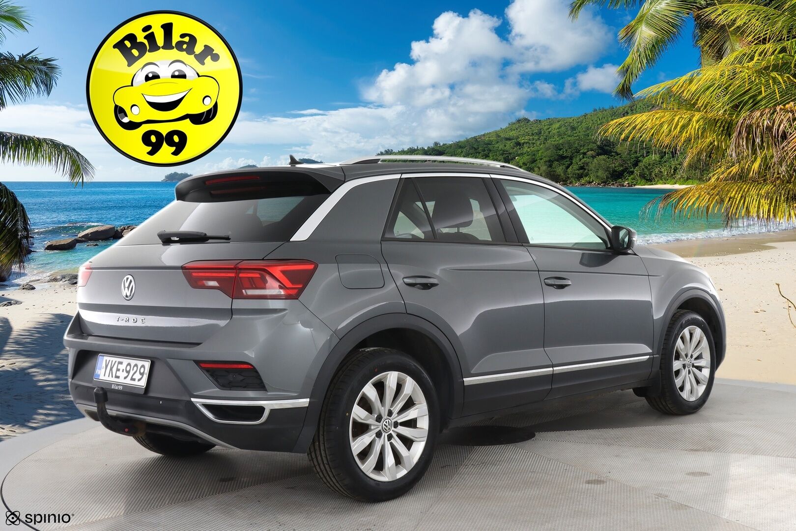 Volkswagen T-Roc 2018 Sport 1,5 TSI EVO 110 kW (150 hv) DSG-automaatti / Webasto / ACC / P-kamera / Bluetooth - Suomi-auto / Uudet kesärenkaat / Hyvä kuntoiset nastat / 2x aluvanteet - HULLUT AVAJAISHULINAT KORKOTARJOUS 3,29 %
