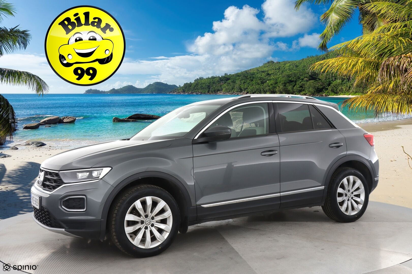 Volkswagen T-Roc 2018 Sport 1,5 TSI EVO 110 kW (150 hv) DSG-automaatti / Webasto / ACC / P-kamera / Bluetooth - Suomi-auto / Uudet kesärenkaat / Hyvä kuntoiset nastat / 2x aluvanteet - HULLUT AVAJAISHULINAT KORKOTARJOUS 3,29 %