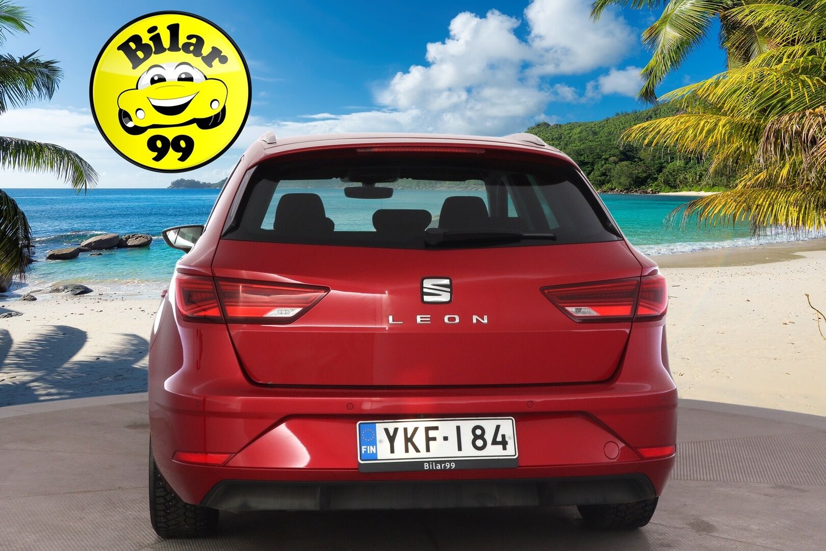 Seat Leon ST 2018 1,0 TSI 115 Ecomotive Style Business DSG Autom. ** 1.Om Suomi-auto / Lohko+sisäp / P.kamera / LED / Navi / Carplay ** - Suomen halvin Leon ST isolla kosketusnäytöllä ja peruutuskameralla suoraan ensimmäiseltä omistajalta!