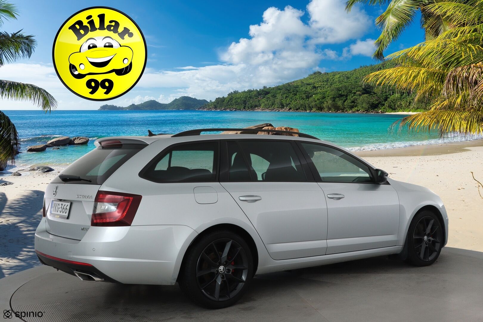 Skoda Octavia 2018 Combi 2,0 TDI 184 4x4 RS DSG  **Webasto / ACC / LED / Canton / P.Kamera / Navi / Katveavustin / KeylessGO** - Suomi-auto / Kahdet Renkaat