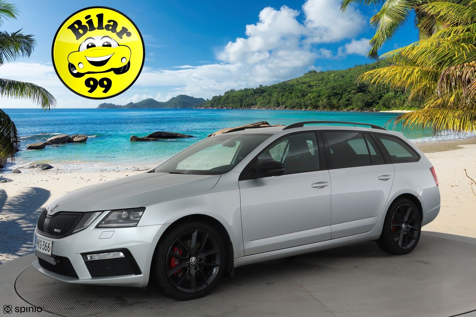 Skoda Octavia 2018 Combi 2,0 TDI 184 4x4 RS DSG  **Webasto / ACC / LED / Canton / P.Kamera / Navi / Katveavustin / KeylessGO** - Suomi-auto / Kahdet Renkaat