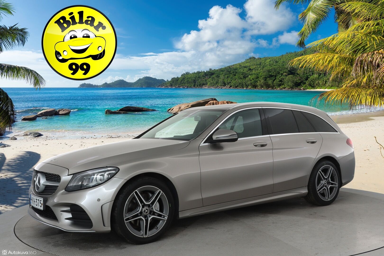 Mercedes-Benz C 2018 220 d 4Matic T A Business AMG **Multibeam-LED / P.Kamera / Sporttipenkit / Navi / Vakkari / Apple&Android** - Suomi-auto / Sisätilanlämmitin / 2x Renkaat
