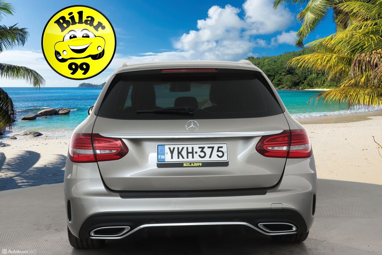 Mercedes-Benz C 2018 220 d 4Matic T A Business AMG **Multibeam-LED / P.Kamera / Sporttipenkit / Navi / Vakkari / Apple&Android** - Suomi-auto / Sisätilanlämmitin / 2x Renkaat