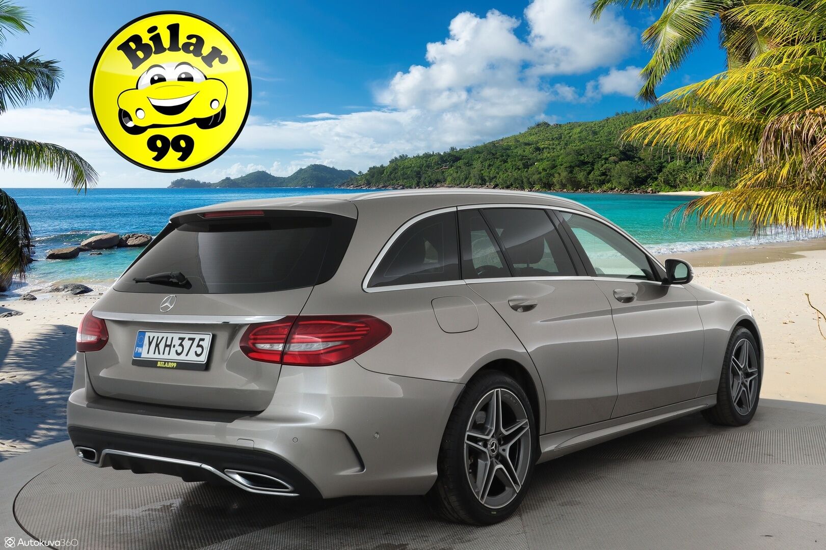 Mercedes-Benz C 2018 220 d 4Matic T A Business AMG **Multibeam-LED / P.Kamera / Sporttipenkit / Navi / Vakkari / Apple&Android** - Suomi-auto / Sisätilanlämmitin / 2x Renkaat