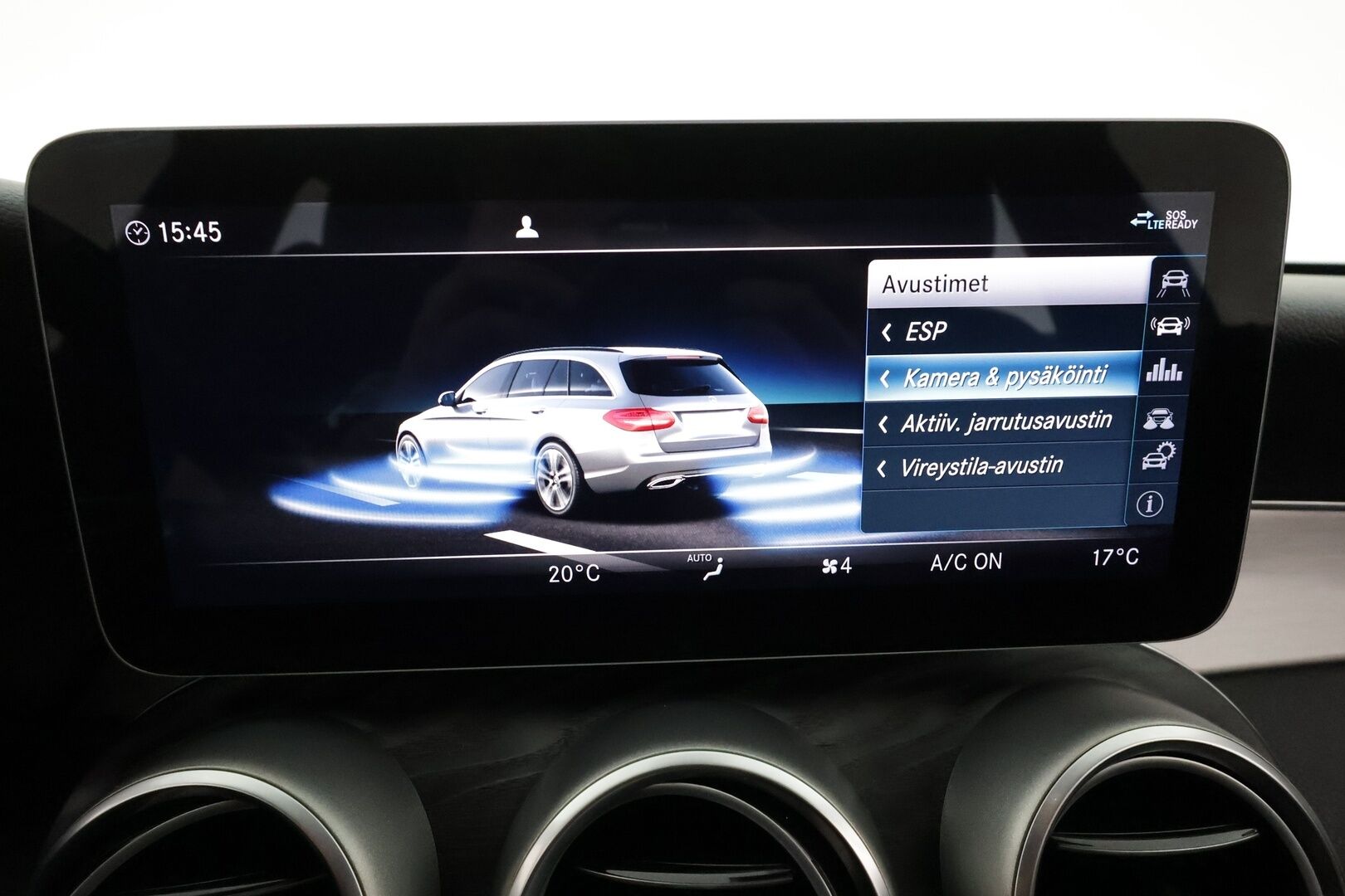 Mercedes-Benz C 2018 220 d 4Matic T A Business AMG **Multibeam-LED / P.Kamera / Sporttipenkit / Navi / Vakkari / Apple&Android** - Suomi-auto / Sisätilanlämmitin / 2x Renkaat