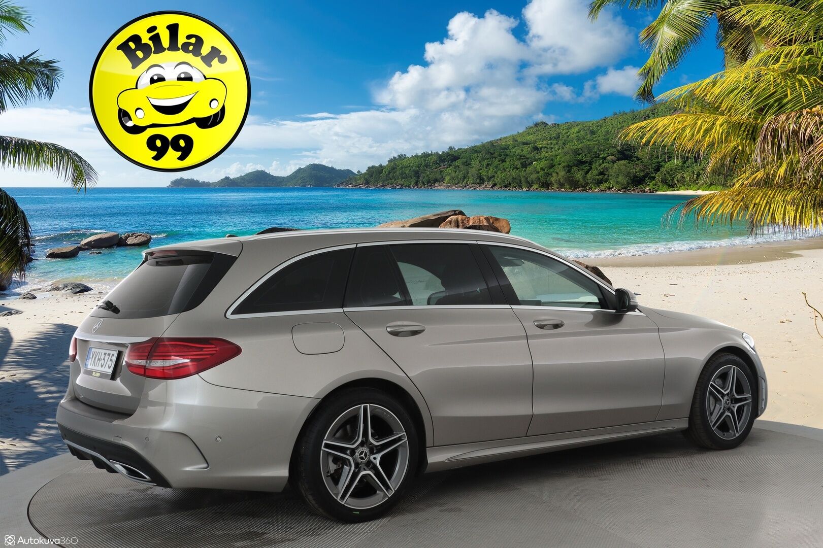 Mercedes-Benz C 2018 220 d 4Matic T A Business AMG **Multibeam-LED / P.Kamera / Sporttipenkit / Navi / Vakkari / Apple&Android** - Suomi-auto / Sisätilanlämmitin / 2x Renkaat