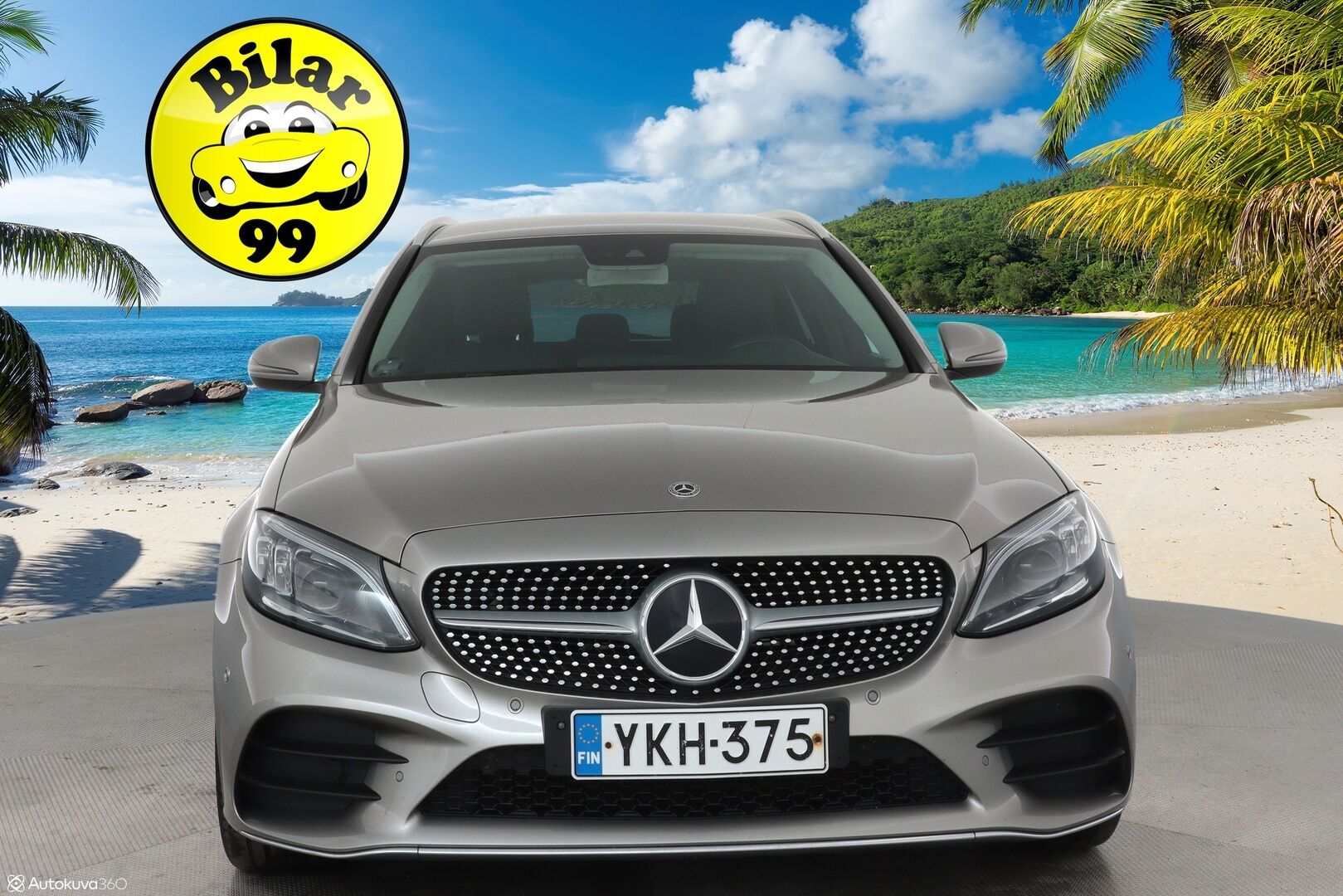 Mercedes-Benz C 2019 220 d 4Matic T A Business AMG - Suomiauto / Peruutuskamera / Multibeam LED / Puolinahkasisusta / Sporttipenkit / Sähköluukku / Lohko & Sisäpistoke / Juuri tullut Tampereelle!